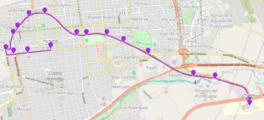 Hacia Hospital R. Carrillo